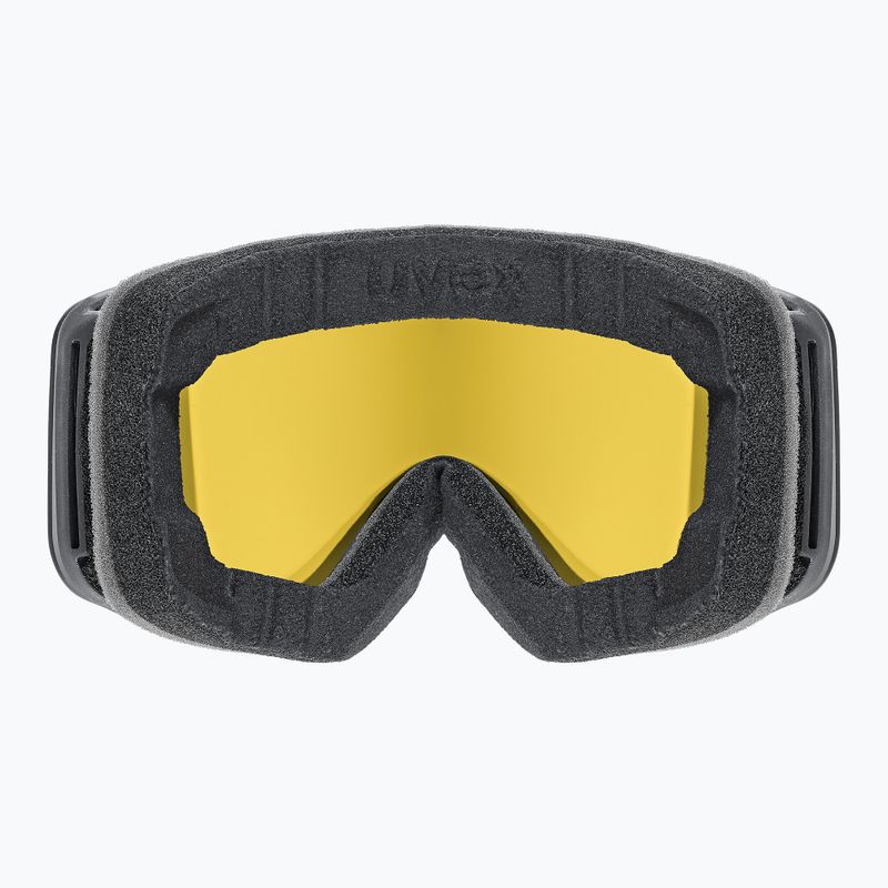 Детски предпазни ски очила UVEX Pwdr FM black matt/mirror green yellow clear 3