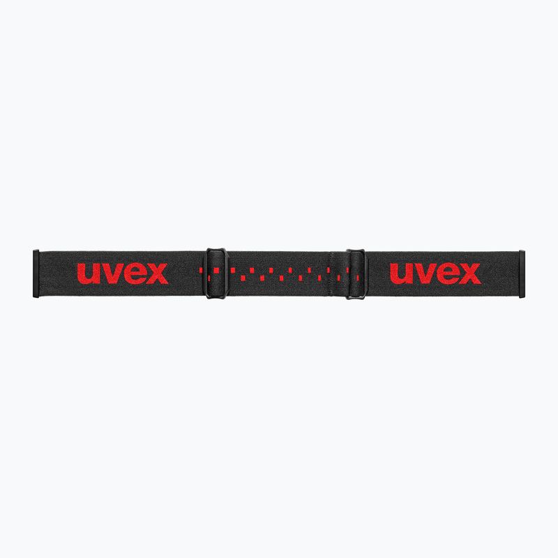 Детски предпазни ски очила UVEX Pwdr FM black matt/mirror red orange clear 4