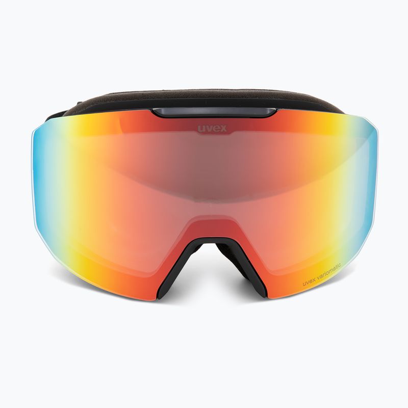 Предпазни ски очила UVEX Evidnt Attract S V + case black matt/mirror rainbow clear 3