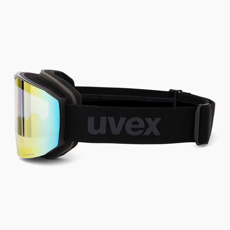Предпазни ски очила UVEX Evidnt Attract S V + case black matt/mirror rainbow clear 5