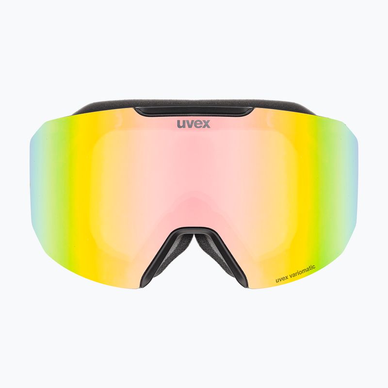 Предпазни ски очила UVEX Evidnt Attract S V + case black matt/mirror rainbow clear 7