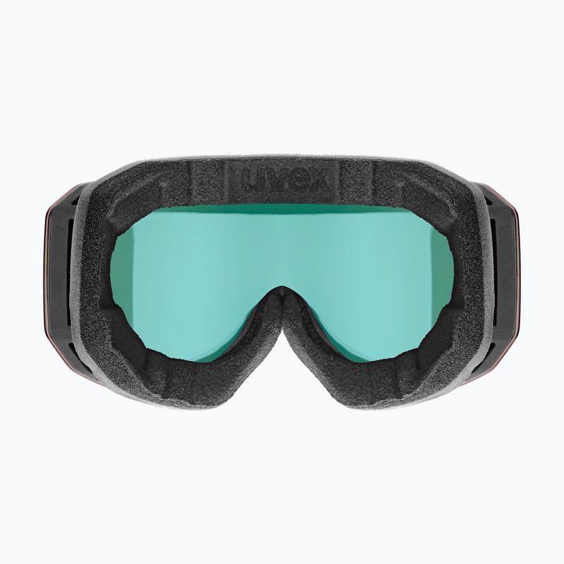 Предпазни ски очила UVEX Evidnt Attract S V + case black matt/mirror rainbow clear 8