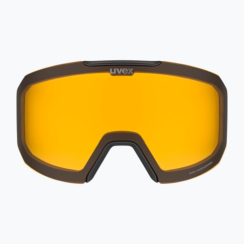Предпазни ски очила UVEX Evidnt Attract S V + case black matt/mirror rainbow clear 9