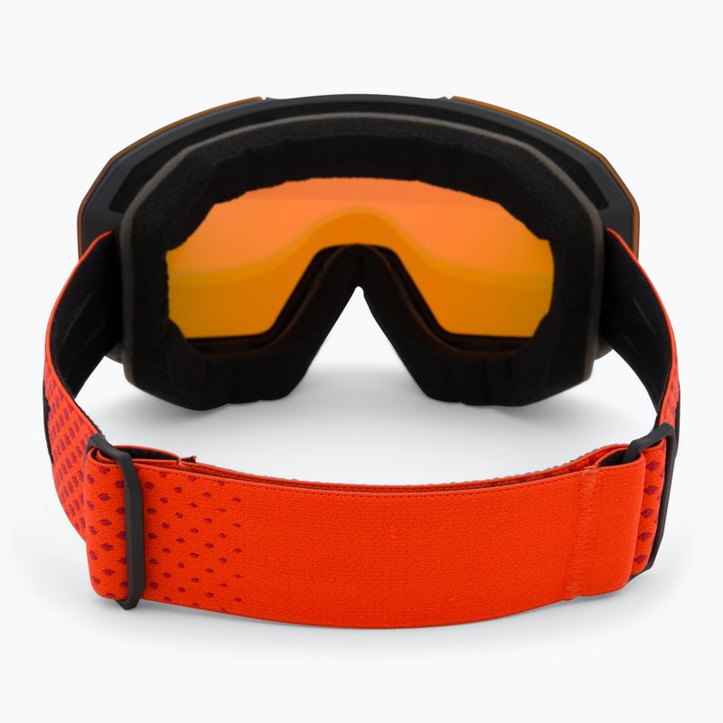 Предпазни ски очила UVEX Evidnt Attract + case black matt/mirror red orange clear 4