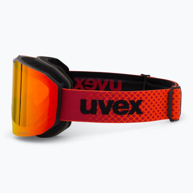Предпазни ски очила UVEX Evidnt Attract + case black matt/mirror red orange clear 5