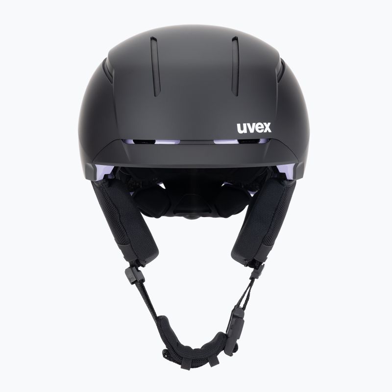 Ски каска UVEX Levitate MIPS black/lavender matt 2