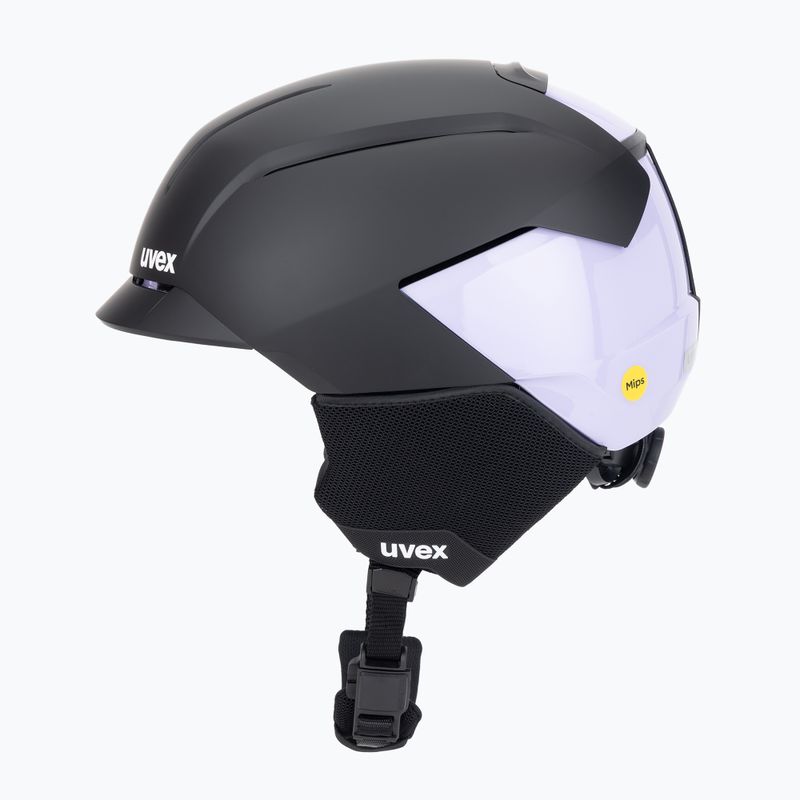 Ски каска UVEX Levitate MIPS black/lavender matt 3