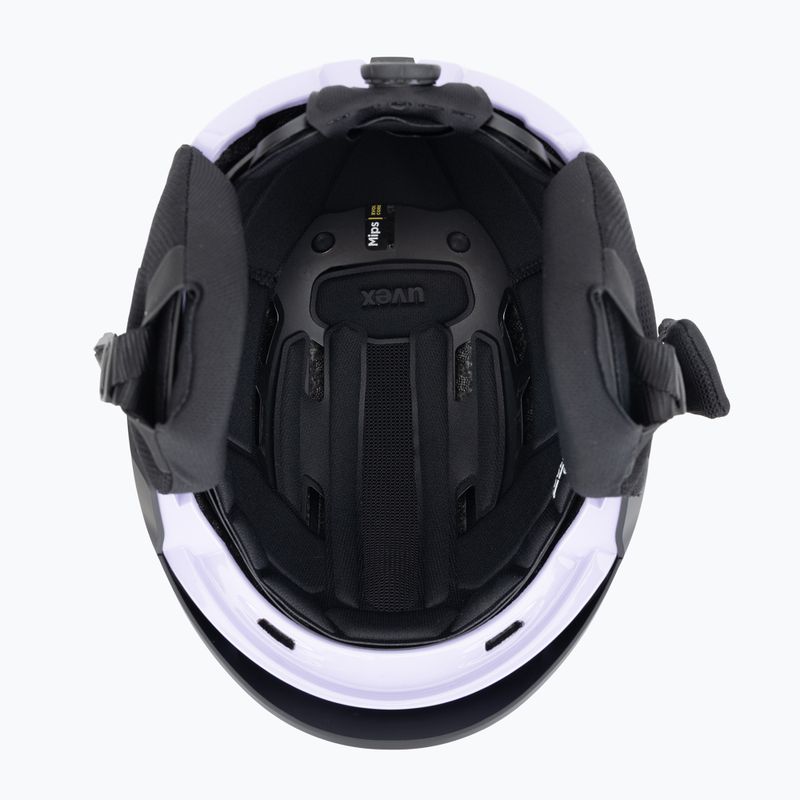 Ски каска UVEX Levitate MIPS black/lavender matt 5
