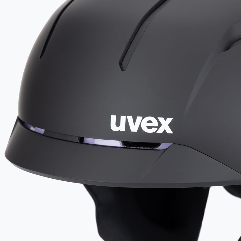 Ски каска UVEX Levitate MIPS black/lavender matt 7
