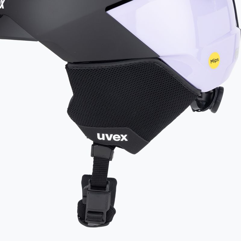 Ски каска UVEX Levitate MIPS black/lavender matt 8