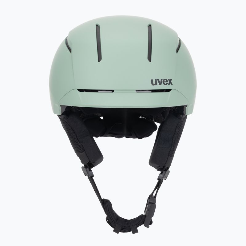 Ски каска UVEX Levitate MIPS oxid green/black matt 2