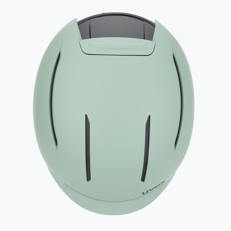Ски каска UVEX Levitate MIPS oxid green/black matt 6