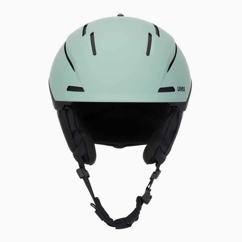 Ски каска UVEX Gravitate oxid green/ black matt 2