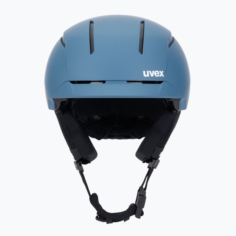 Ски каска UVEX Levitate MIPS stone blue/black matt 2