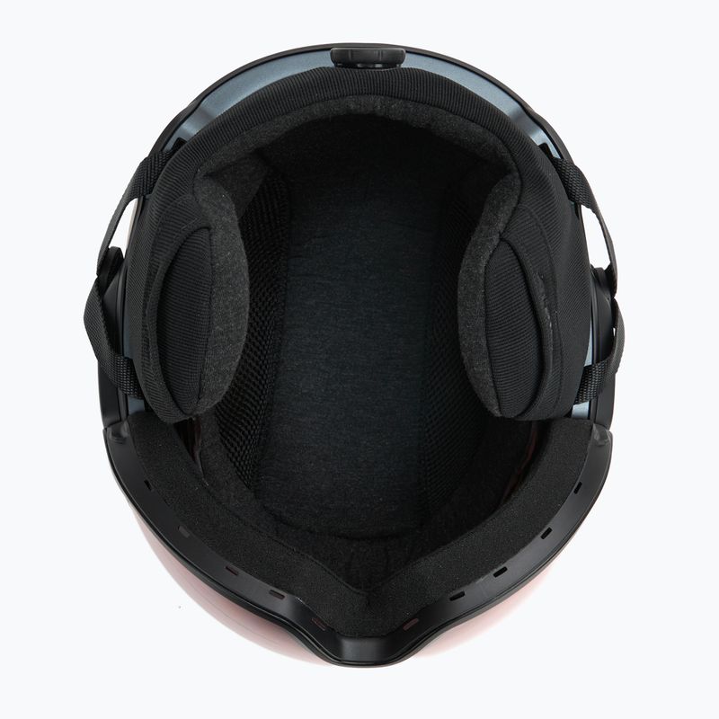 Детска скиорска каска UVEX Viti Set + Speedy Pro black matt/mirror green/yellow/clear goggles 5