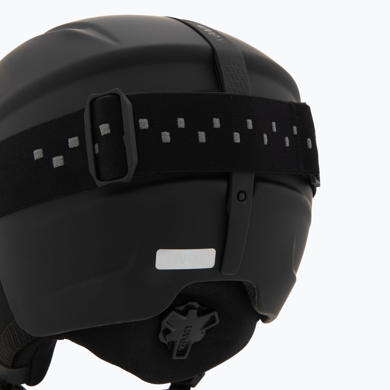 Детска скиорска каска UVEX Viti Set + Speedy Pro black matt/mirror green/yellow/clear goggles 7