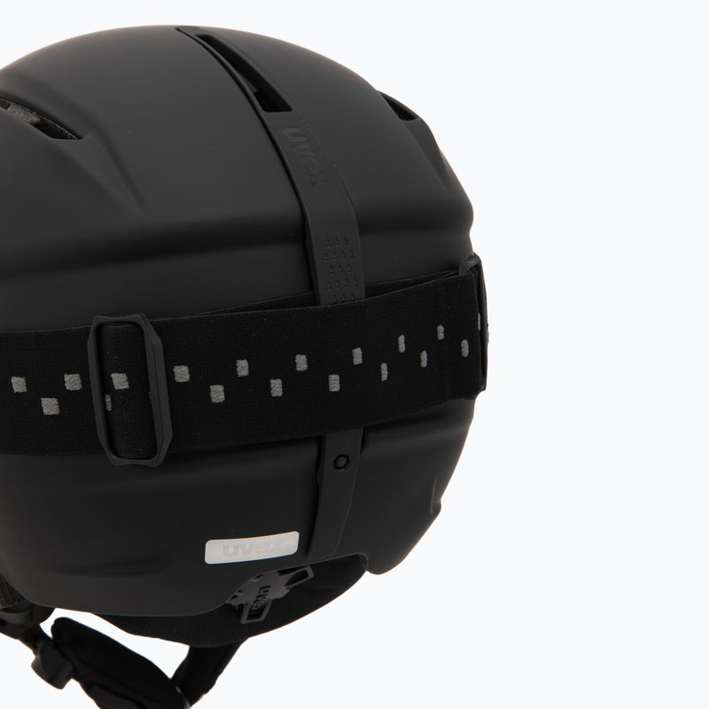 Детска скиорска каска UVEX Viti Set + Speedy Pro black matt/mirror green/yellow/clear goggles 9