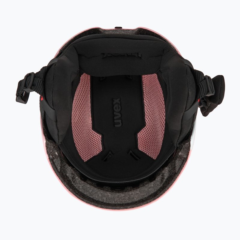Детска ски каска UVEX Viti Set + очила Speedy Pro pink penguin/lasergold lite 5