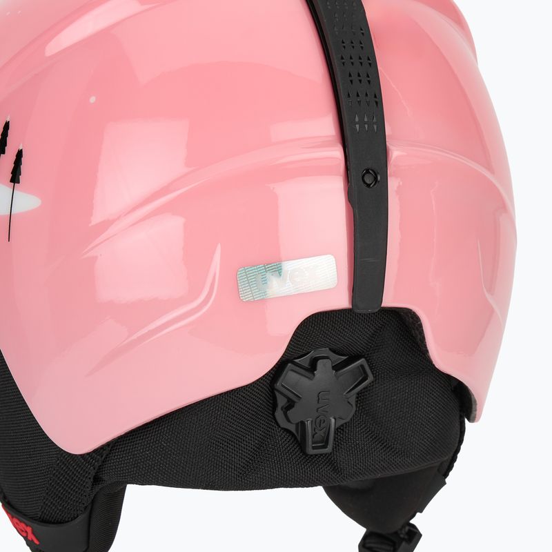Детска ски каска UVEX Viti Set + очила Speedy Pro pink penguin/lasergold lite 8