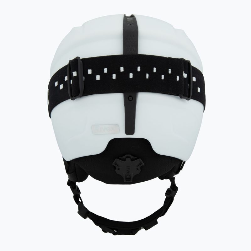 Детска скиорска каска UVEX Viti Set + очила Speedy Pro white matt/mirror silver/green/clear 4