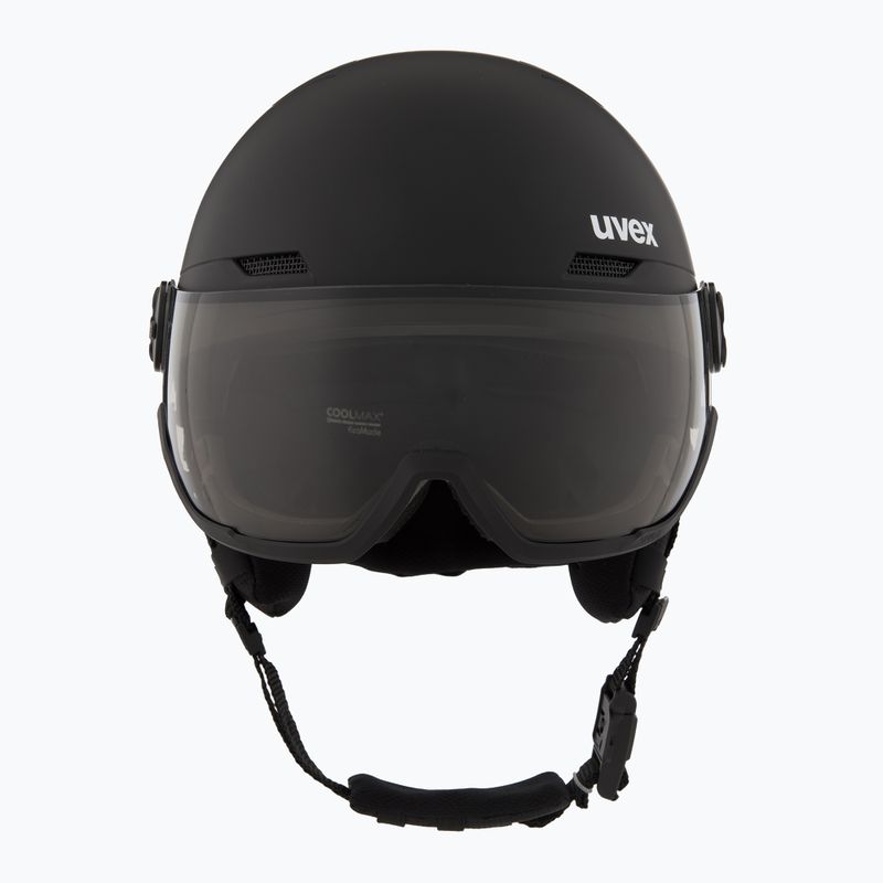 Ски каска UVEX Wanted Visor Pro V black matt 2