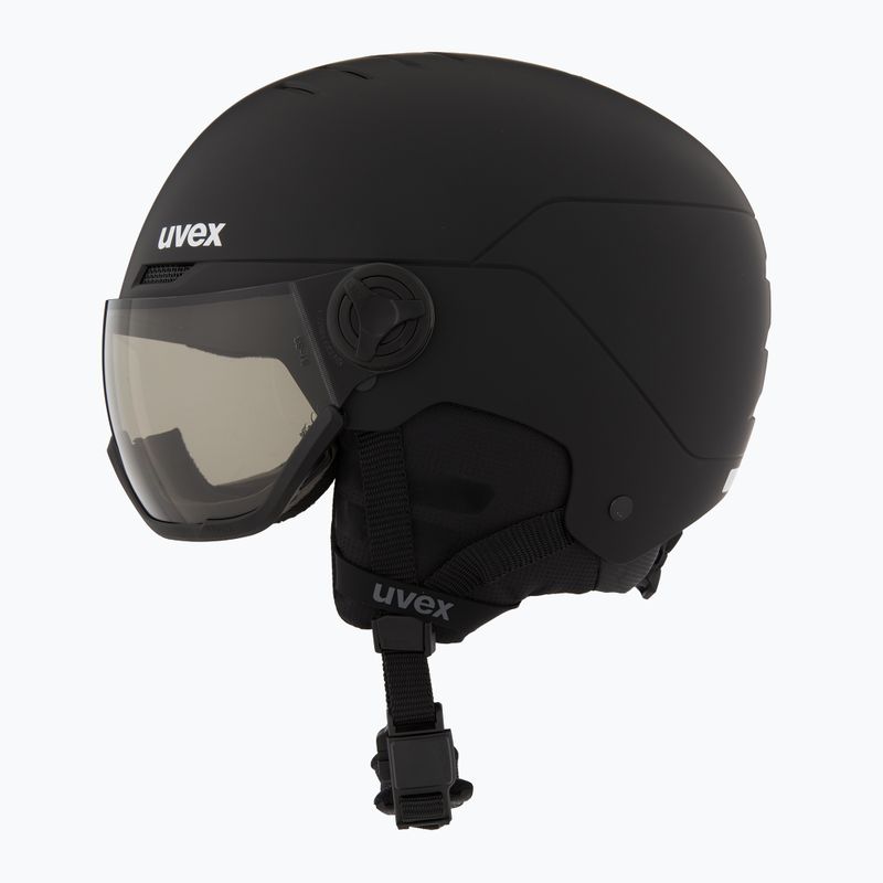 Ски каска UVEX Wanted Visor Pro V black matt 3