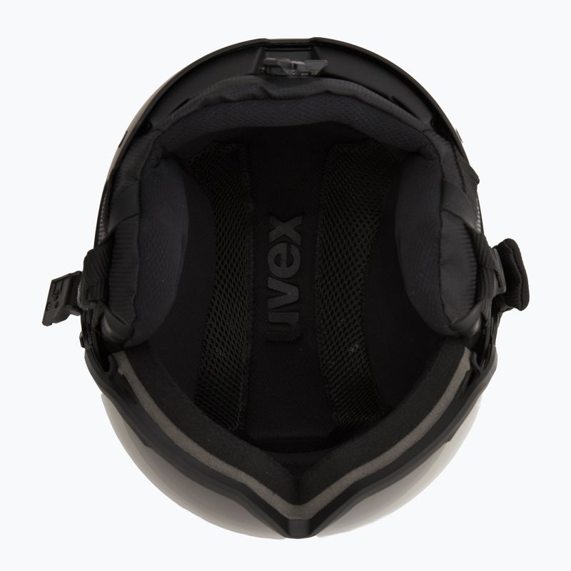 Ски каска UVEX Wanted Visor Pro V black matt 5