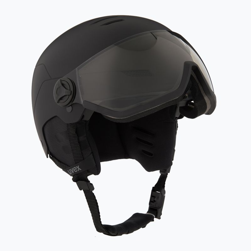 Ски каска UVEX Wanted Visor Pro V black matt 10