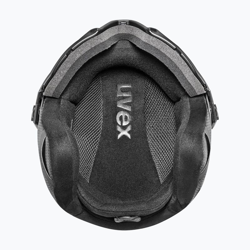 Ски каска UVEX Wanted Visor Pro V black matt 4