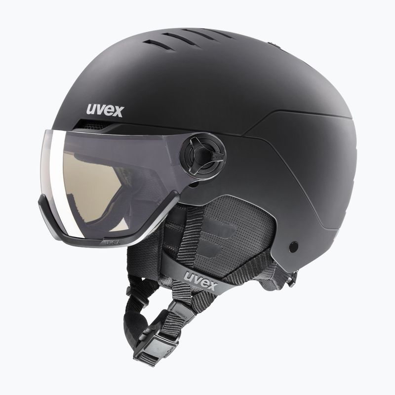 Ски каска UVEX Wanted Visor Pro V black matt