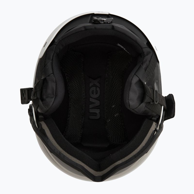 Ски каска UVEX Wanted Visor Pro V white matt 5