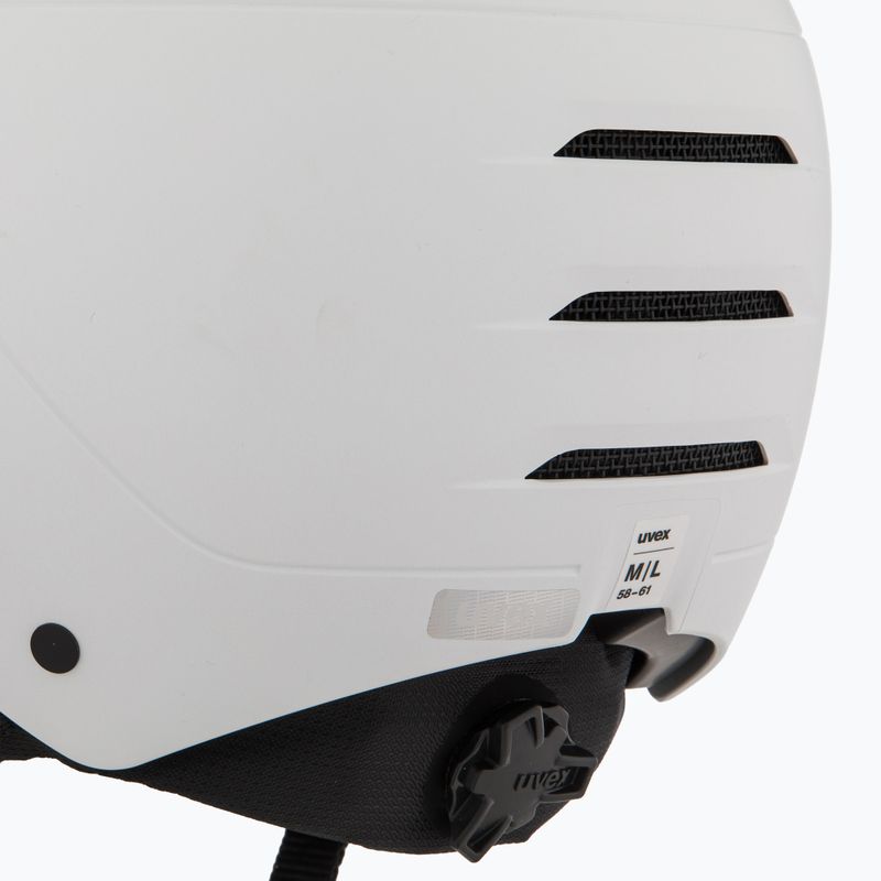 Ски каска UVEX Wanted Visor Pro V white matt 7