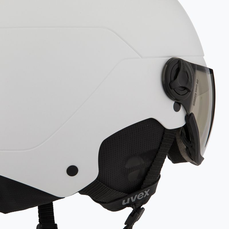 Ски каска UVEX Wanted Visor Pro V white matt 8