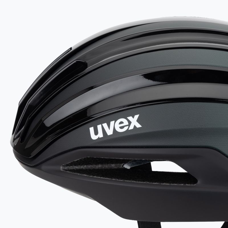 UVEX Surge Aero MIPS каска за велосипед черна/зелена матова 7