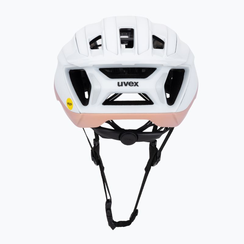 UVEX Surge Aero MIPS каска за велосипед бяла/лилава кайсия матова 4