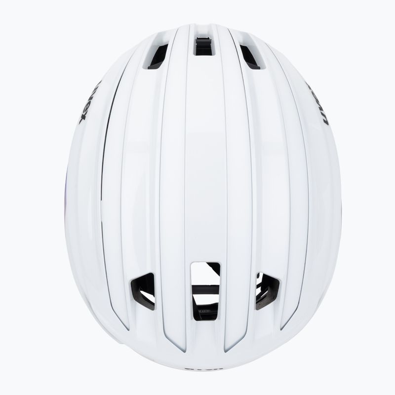 UVEX Surge Aero MIPS каска за велосипед бяла/лилава кайсия матова 6