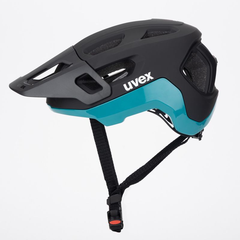 UVEX каска за велосипед React black/teal matt 3