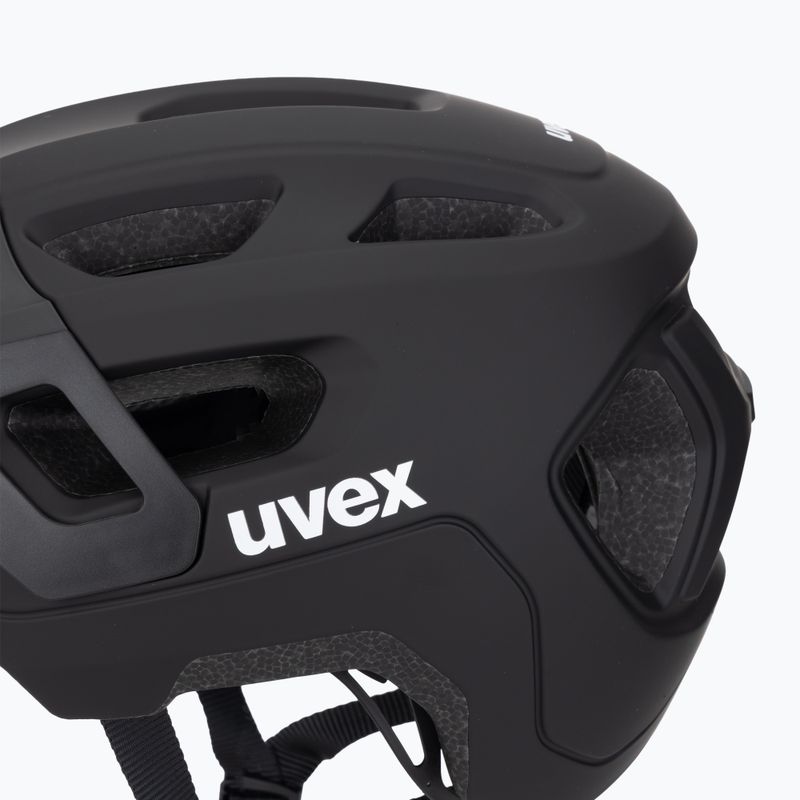 Детска велосипедна каска UVEX React Jr black matte 7