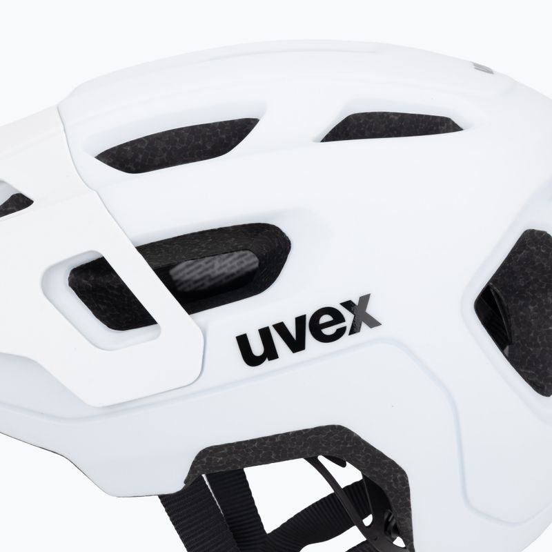 Детска велосипедна каска UVEX React Jr white matt 7