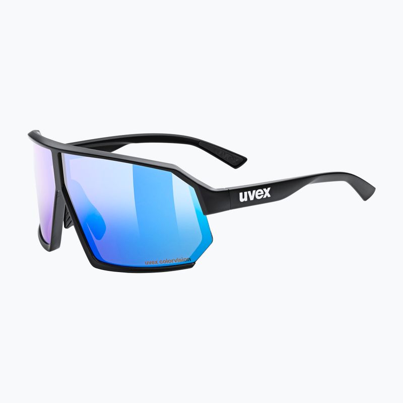 Слънчеви очила UVEX Sportstyle 237 CV черен мат/огледално червено