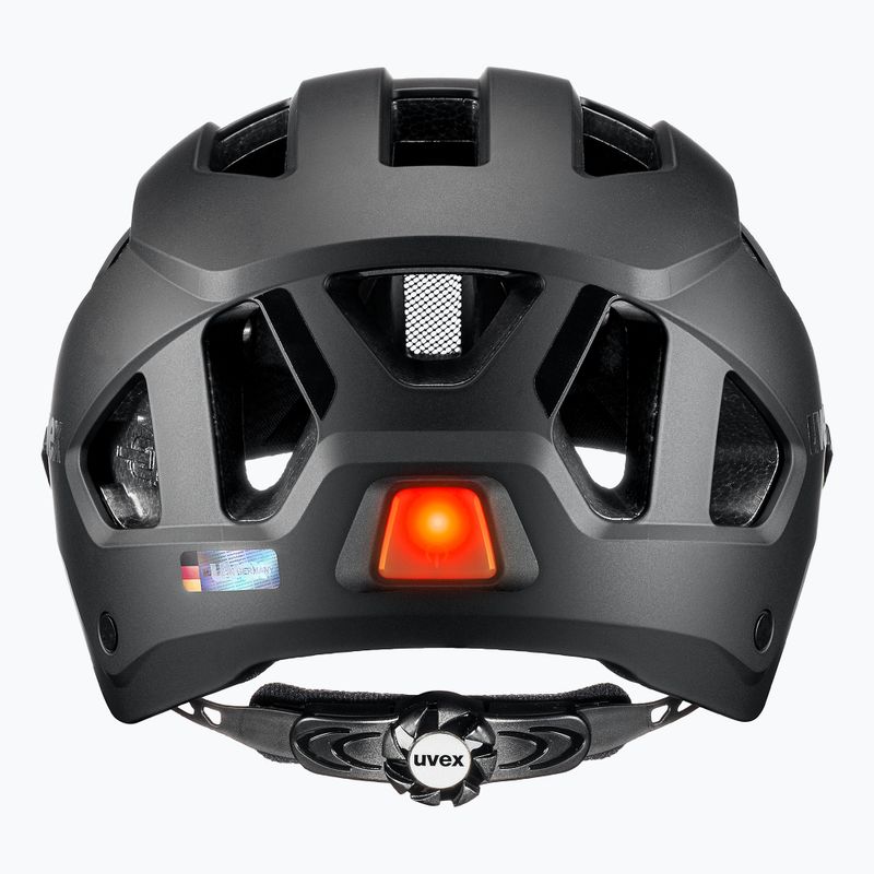 Велосипедна каска UVEX Stride Visor black matt/litemirror silver 5