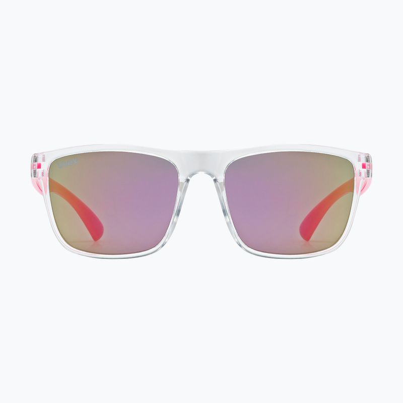 Детски слънчеви очила UVEX Rookie Jr clear pink/mirror pink 2