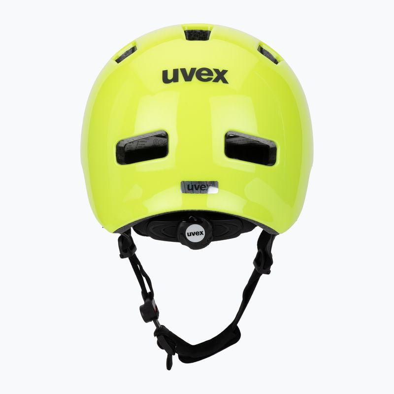 Детска велосипедна каска UVEX HLMT 4 неоново жълто 4