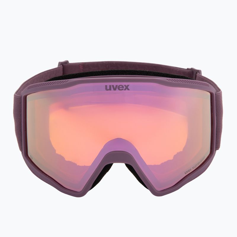 Скиорска маска UVEX Blast FM plum matt/mirror purple 2