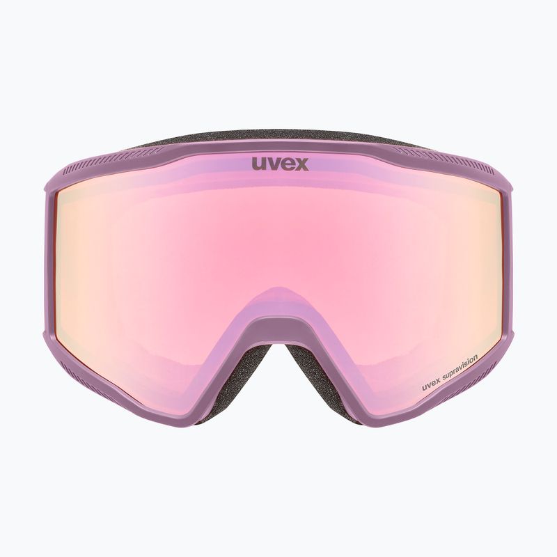 Скиорска маска UVEX Blast FM plum matt/mirror purple 2