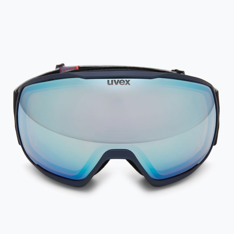 Скиорска маска UVEX Victorious FM dust blue matt/mirror sapphire 2
