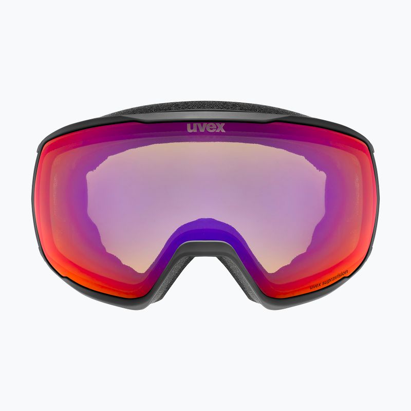 Скиорска маска UVEX Victorious FM black matt/mirror ruby 6