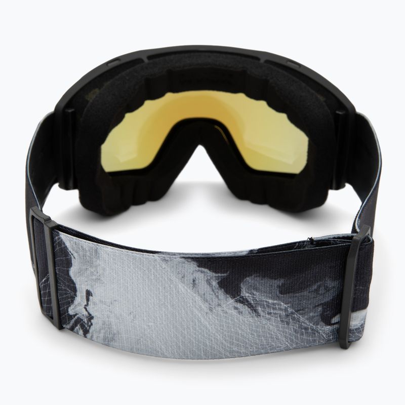 Скиорска маска UVEX Victorious FM black matt/mirror blue 3