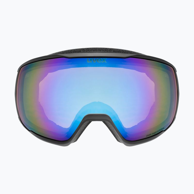 Скиорска маска UVEX Victorious FM black matt/mirror blue 6