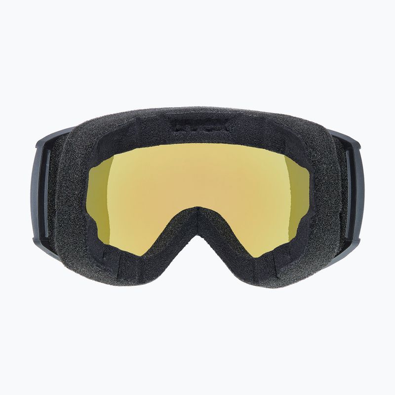 Скиорска маска UVEX Victorious FM black matt/mirror blue 7